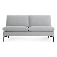 New Standard 60&quot; Armless Sofa in Maharam Mode in Intaglio - Angle 1