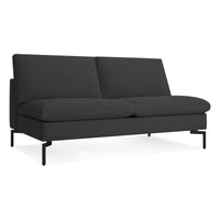 New Standard 60&quot; Armless Sofa en Maharam Meld in Panda - ángulo 4