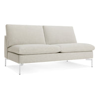 New Standard 60" Armless Sofa in Maharam Mode in Clavicle - Angle 4