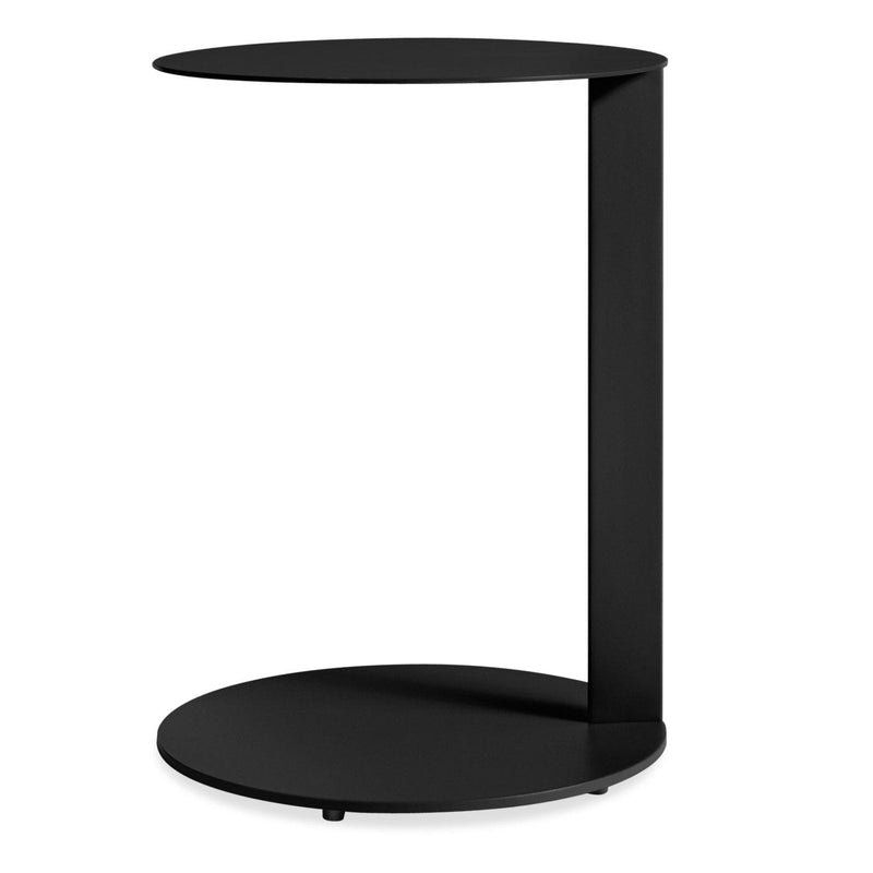 Note Side Table in Black - Angle 1