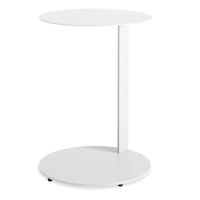 Note Side Table in White - Angle 3