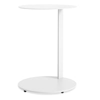 Note Side Table in White - Angle 2