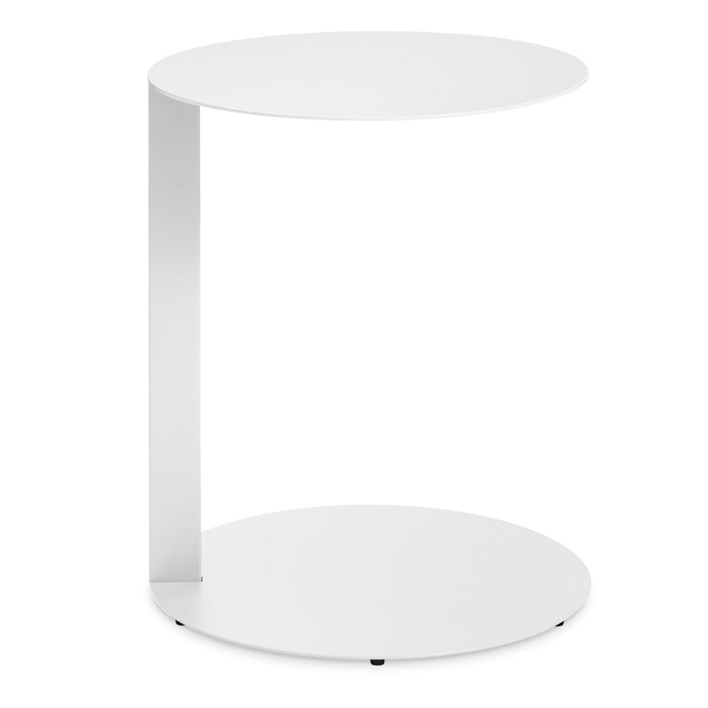 Note Large Side Table in White - Angle 1