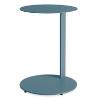 Note Side Table in Marine Blue - Angle 5