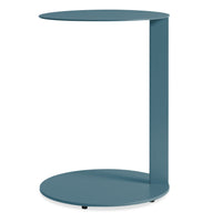 Note Side Table in Marine Blue - Angle 1