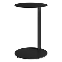 Note Tall Side Table in Black - Angle 1