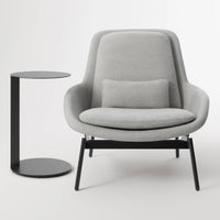 Field Lounge Chair in Tait Blush - Angle 5