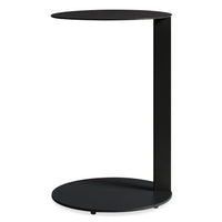 Note Tall Side Table in Black - Angle 4