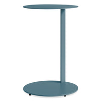 Note Tall Side Table in Marine Blue - Angle 3
