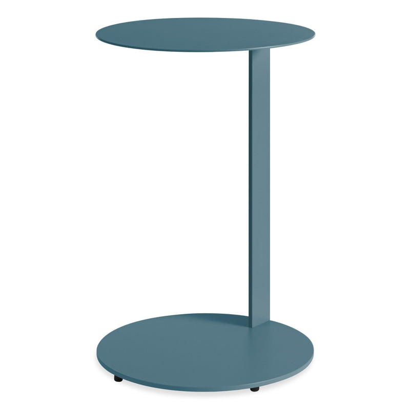 Note Tall Side Table in Marine Blue - Angle 1