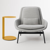 Note Tall Side Table in Mustard - Angle 5