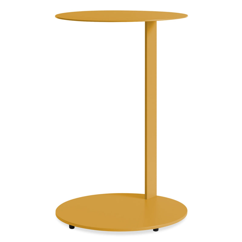 Note Tall Side Table in Mustard - Angle 2