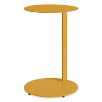 Note Tall Side Table in Mustard - Angle 1
