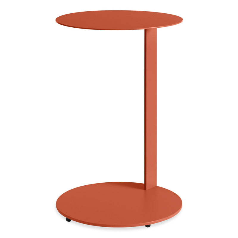 Note Tall Side Table in Tomato - Angle 1