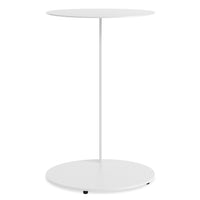 Note Tall Side Table in White - Angle 4