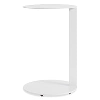 Note Tall Side Table in White - Angle 5