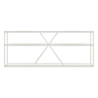 NeedWant Long and Low Shelving in Putty - Angle 1