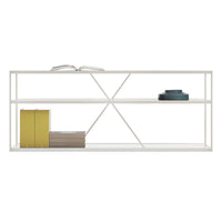 NeedWant Long and Low Shelving in Putty - Angle 6