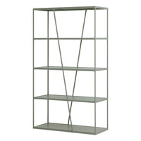NeedWant Narrow Shelving en Grey Green - ángulo 5