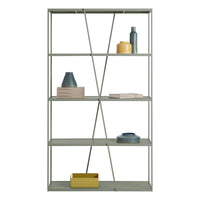 NeedWant Narrow Shelving en Grey Green - ángulo 6