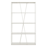 NeedWant Narrow Shelving in Putty - Angle 1