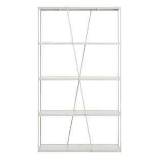 NeedWant Narrow Shelving in Putty - Angle 1