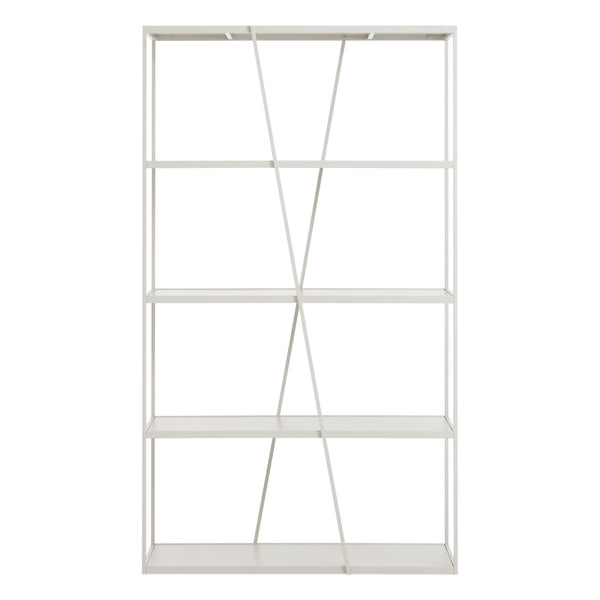 NeedWant Narrow Shelving in Putty - Angle 1