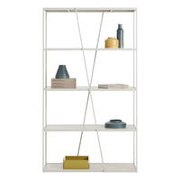 NeedWant Narrow Shelving in Putty - Angle 6