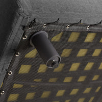 9 Yard Outdoor L Sectional Sofa en Sunbrella Stripe / Sunbrella Coal - ángulo 5