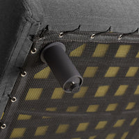9 Yard Outdoor Corner in Sunbrella Coal - Angle 7