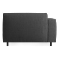 9 Yard Outdoor Modular Chair in Sunbrella Coal - Angle 6