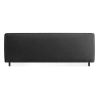 9 Yard Outdoor Armless Sofa en Sunbrella Coal - ángulo 5