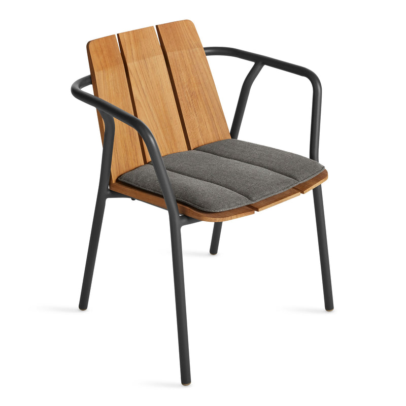 Offline Outdoor Chair Seat Pad in Toohey Charcoal