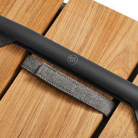 Offline Outdoor Chair Seat Pad in Toohey Charcoal - Angle 6