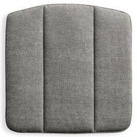 Offline Outdoor Chair Seat Pad in Toohey Charcoal - Angle 4