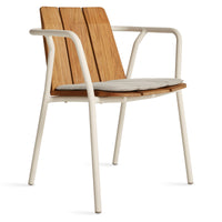 Offline Outdoor Chair Seat Pad in Sunbrella Linen - Angle 1