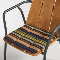 Offline Outdoor Chair Seat Pad in Sunbrella Stripe - Angle 5