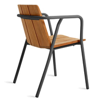 Offline Outdoor Chair in Carbon - Angle 5