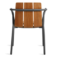 Offline Outdoor Chair in Carbon - Angle 6