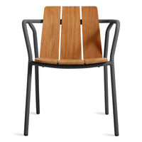 Offline Outdoor Chair in Carbon - Angle 1