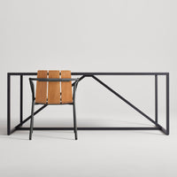 Offline Outdoor Chair in Carbon - Angle 10