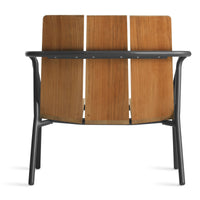 Offline Outdoor Lounge Chair in Carbon - Angle 6