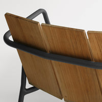 Offline Outdoor Lounge Chair in Carbon - Angle 7