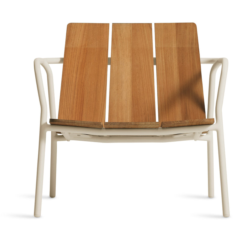 Offline Outdoor Lounge Chair in White - Angle 1