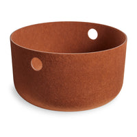 Olly Large Storage Basket in Copper - Angle 6