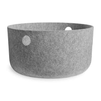 Olly Large Storage Basket in Light Grey - Angle 1