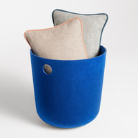 Olly Small Storage Basket in Cobalt - Angle 4