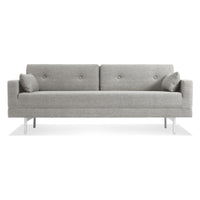 One Night Stand 80&quot; Sleeper Sofa in Edwards Light Grey - Angle 1