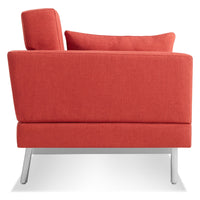 One Night Stand 80&quot; Sleeper Sofa in Craig Red - Angle 3