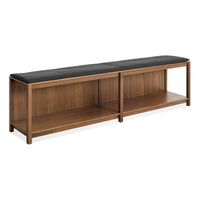 Open Plan Bench Pad in Maharam Meld in Panda - Angle 4